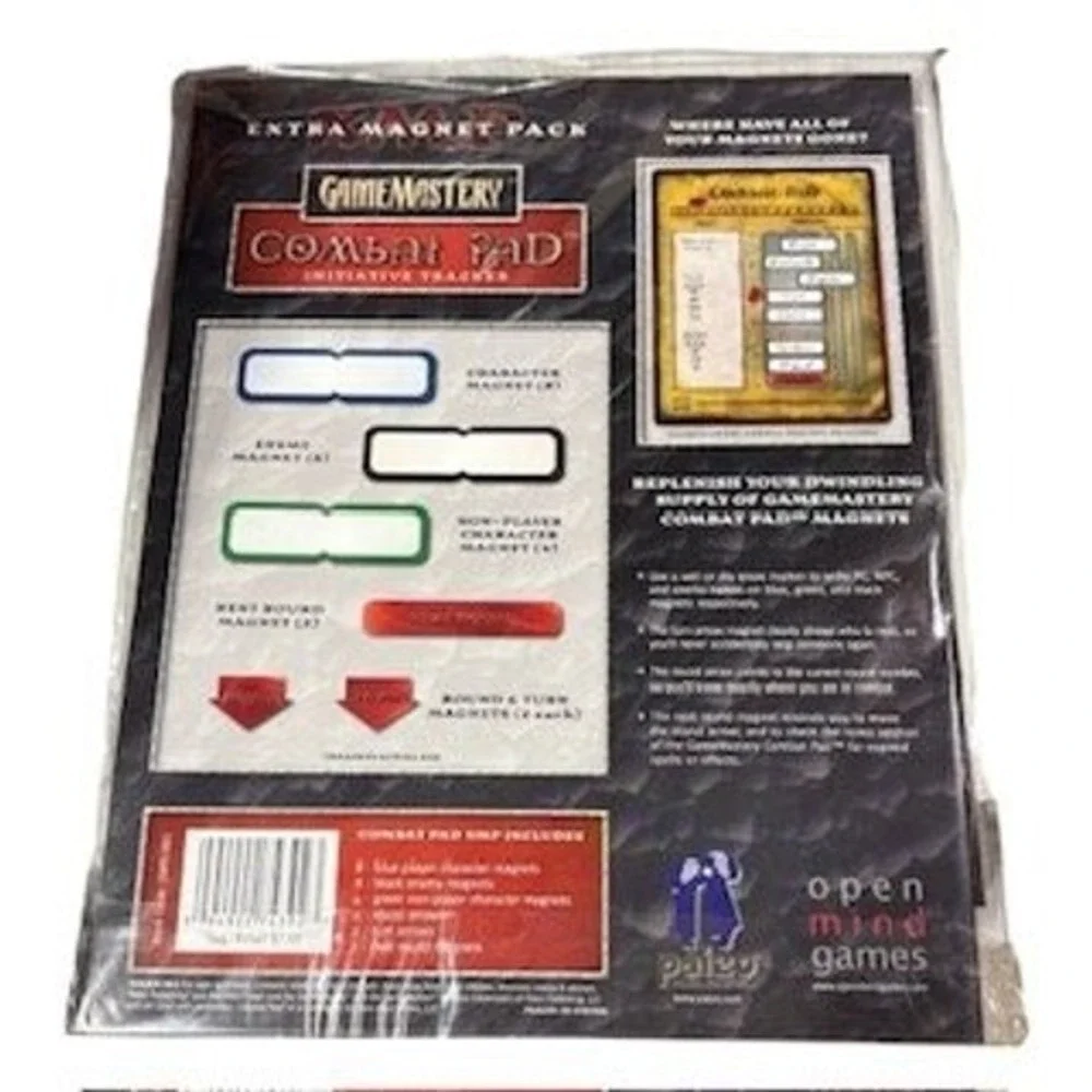 GameMastery Combat Pad Extra Magnet Pack Initiative Tracker RPG Paizo OMS1001